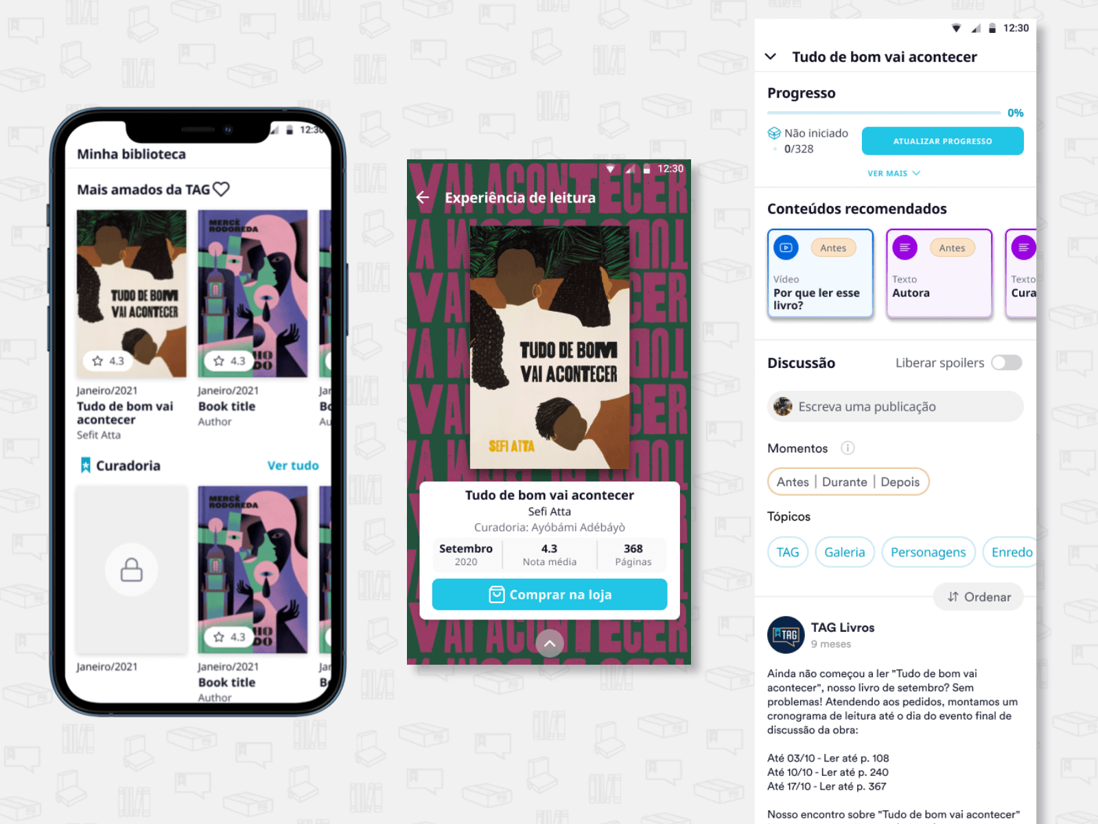 TAG Livros — Testing & Iteration